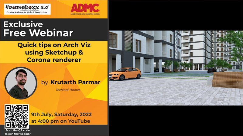 Webinar: Quick tips on Arch Viz using Sketchup & Corona renderer