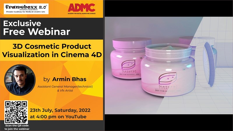 Webinar: 3D Cosmetic Product Visualization in Cinema 4D